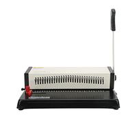 Cloimei Professional Heavy Duty Metal Loose Leaf Hole Punch Multi Hole Paper Binder Tool with Adjustable Margin for Office Home Use 9.5mm Pitch A4 A5 B5 Paper