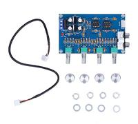 Cloimei Professional Pre Amplifier Tonality Controller Dual Channel Low Noise NE5532 Chip Treble Bass Adjustment Board for Audio Equipment Musical Instruments 100x60mm