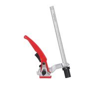 Cloimei Professional Ratcheting Table Clamp Quick Release Lever Woodworking Tool with Self Aligning Function 160x60mm Guide Rail Fixture for Wood Metal Crafting Vanadium Alloy Stee