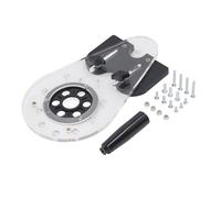 Cloimei Professional Router Base Set Acrylic ABS Transparent Adjustable Precision Guide Plate for Woodworking Milling Trimming Carving DIY Wood Projects 9.5mm Thick