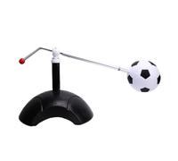 Cloimei Professional Soccer Kick Trainer Football Juggle Training Equipment with Base Durable Portable for Soccer Players All Ages Rubber Iron Pipe Lightweight Foam Ball