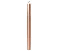 Cloimei Professional Stainless Steel Rolling Pin Multi Purpose Dough Roller and Ice Crusher for Baking Cooking Pizza Pastry 304 Stainless Steel 34.7cm Kitchen Tool (Rose Gold)