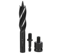 Cloimei Professional Wood Drill Bits Kit 4Slot 4Edge High Carbon Steel Hex Shank Hole Opener for Woodworking Carpenter DIY Projects Durable Precise Cutting Tool 16mm 18mm 20mm 22mm (25mm)