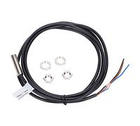 Cloimei Proximity Switch 3 Wire NPN NO Sensor PR08 1.5DN DC12 24V 50 60Hz Metal ABS Industrial Grade for Machine Tools Automatic Doors