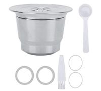 Cloimei Reusable Coffee Capsules Stainless Steel Refillable Pods for Machines Compatible with Citiz Le Cube Maestria Lattissima Inissia Concept