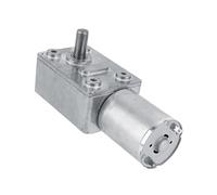 Cloimei Reversible High Torque Geared Motor 12V Reduction Motor CW CCW Electric Drive Motor with Multiple Speed Options for Door Opener Miniature Winch (5RPM)