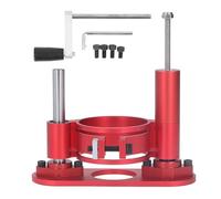 Cloimei Router Lift Base Aluminum Alloy Stainless Steel Woodworking Lifting Table Base 47mm Height Adjustable for Homemade Router Workbench Precision Woodworking Tool