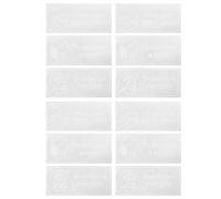 Cloimei Safety Warning Stickers 4Set English Public Signs Wall Decals High Visibility PVC Material for Supermarkets Offices Banks 26x12cm 12 Pack