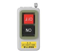 Cloimei Self Locking 3P On Off Power Push Button Switch AC 380V BS211B Heavy Duty Motor Control Switch for Industrial Electrical Circuits Durable Plastic Iron Construction