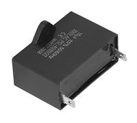 Cloimei Small Gasoline Generator Capacitor CBB61 15uf 350VAC 50/60Hz Explosion Proof Start Run Motor Capacitor for Ceiling Fan Appliances ABS Material 60x50x40mm