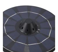 Cloimei Solar Floating Pond Aerator 2.5W Automatic Power Off Floating Solar Powered Water Pump 6V for Outdoor Ponds Aquariums and Fountains Made of ABS and Polysilicon