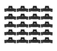 Cloimei Solar Panel Drainage Clips 20Pcs Heavy Duty ABS Plastic Water Guide Buckles 35mm TShaped Design Weatherproof Drain Clamps for Outdoor Photovoltaic Systems Easy Installation