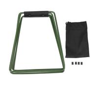 Cloimei Stainless Steel Foldable Cooler Stand Outdoor Camping Luggage Rack Universal Fridge Ice Box Holder for Mountains Snow Streams Portable Durable Lightweight Travel Accessory (OD Green)