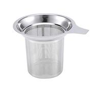 Cloimei Stainless Steel Tea Infuser Reusable Loose Leaf Tea Strainer Fine Mesh Filter for Coffee and Tea Dishwasher Safe Durable Easy Clean Fits Most Cups Silver