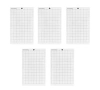 Cloimei Standard Grip Cutting Mat Set 5PCS Adhesive Replacement Mats Non Slip Grid Surface for Explore Air Maker 12x8 Inch PVC Material