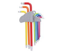 Cloimei Star Hex Key Wrench Set Professional Chrome Vanadium Steel Long Arm Tool Kit T10 to T50 for Mechanics Engineers and DIY Projects