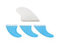 Cloimei Surfboard Fin Premium Fiberglass Honeycomb Tail Fin for Enhanced Surfboard Stability and Control Lightweight Durable Surfing Accessory Set of 3
