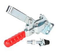 Cloimei Toggle Clamp Heavy Duty Quick Release Welding Clamp with Anti Slip Handle for Metal Plate Circuit Board Machine Operation Iron Plastic Construction 14.5x12cm 360g Capacity