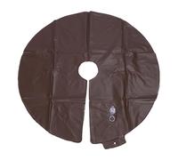 Cloimei Tree Watering Bag Slow Release 25 Gallon Large Capacity Drip Irrigation System for Newly Planted Trees Shrubs Evergreens Round PVC Material 47.2in Diameter (Coffee)