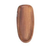 Cloimei Walnut Wooden Serving Tray Handcrafted Rustic Appetizer Board Food Platter for Entertaining Breakfast Brunch Cheese Charcuterie Kitchen Decor (Style 1)