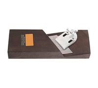Cloimei Woodworker Hand Error 2029 Plane Ebony Chamfering Planer 45 Degree Angle Cutting Woodworking Tool for Wood Board Gypsum Board Fiberboard