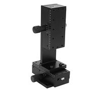 Cloimei XZ Axis Manual Trimming Platform Adjustable Dovetail Sliding Stage with Fine Tune Gear 40x90mm Aluminum Alloy for Optical Instruments Precision Measurement Equipment