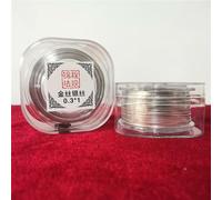 Cloisonné Crafts Painting Enamel Flat Aluminum Wire Craft Jewelry Wire Beading Craft Soft Wire Bendable Wire for DIY Craft Jewelry Beading Handmade Supplies (0.3×1mm/328 Feet, Silver)