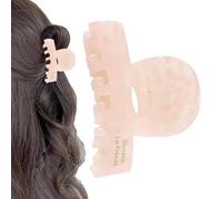 Clok Clests for Hair - 2.4 Inch Aesthetic Small Clamps with Strong Grip | Half Cut Non Slip Hair Clips for Women, Girls and Teens, Perfect for Everyday Life, The