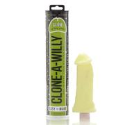 Clone-A-Willy Glow In The Dark Green Penis Moulding Dildo Vibrator Fun DIY Kit