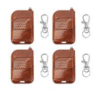 Cloning Key Fob for Gate Garage 433MHz 4 Channel Cloning Wireless Remote Control Key Fob 4Pcs Controller for Garage Door Gate