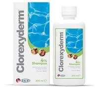 Clorexyderm 4% Shampoo for Dogs & Cats - Dry Itchy Skin Relief - Antibacterial & Anti-fungal - Moisturises Pet Skin & Coat - Reduces Bad Odours -