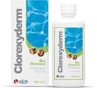 Clorexyderm 4% Shampoo for Dogs & Cats - Dry Itchy Skin Relief - Antibacterial & Anti-fungal - Moisturises Pet Skin & Coat - Reduces Bad Odours -