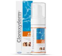 Clorexyderm 4% Foam Mousse - Dry Shampoo for Dogs & Cats - Antibacterial & Antifungal - Dry Itchy Skin Relief ? Moisturises, Soothes & Softens Skin &