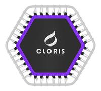 CLORIS 45in Folding Trampoline Jump Cloth (Purple)