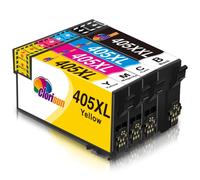 Clorisun 405XXL Ink Cartridges for Epson 405 XXL 405XL Ink for Epson WorkForce WF-7830DTWF WF-7840DTWF WF-7835DTWF WF-7830 WF-7840 WF-7835 WF7830 WF7840 WF7835 Printer Black Cyan Magenta Yellow(4 Pack