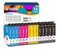 Clorisun Replacement for 603XL Ink Cartridges Multipack Compatible with Epson Expression Home XP-3100 XP-4100 XP-2100 XP-2105 XP-3105 Workforce WF-2810 WF-2830 WF-2835 WF-2850 Printer (14-Pack)