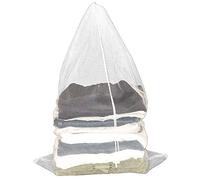 Clorox Laundry Bag with Drawstring - Heavy Duty Mesh Protection from Odors, Portable Reusable Clothing Storage for College Dorm, Apartment and Travel, One Size, White