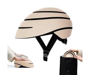 CLOSCA. Bicycle foldable helmet. The commuter helmet for women and men. Certificate for bicycle, scooter, electric bicycle, inline skates, skateboards.