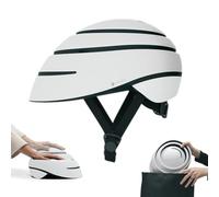 CLOSCA. Foldable helmet for bicycle and electric scooter. Lightweight, compact and certified. Urban unisex design for men and women. Adult bike helmet for cycling and city commuting.