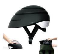 CLOSCA. Foldable helmet for bicycle and electric scooter. Lightweight, compact and certified. Urban unisex design for men and women. Adult bike helmet for cycling and city commuting.