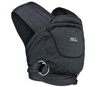 Close Caboo - Organic Cotton Adjustable Baby Carrier in Black - Sustainable & Soft for Infants and Toddlers - One Size