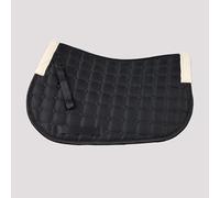 Close Contact English Saddle Pad - Non-Slip Shock Absorbing Horse Riding Pad with Moisture-Wicking Design for Western and Dressage(black)
