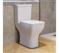 Close Coupled Comfort Height Short Projection Toilet with Soft Close Seat - Austin