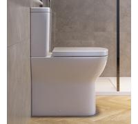 Close Coupled Rimless Closed Back Comfort Height Toilet with Soft Close Seat - Austin