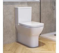 Close Coupled Rimless Closed Back Toilet with Soft Close Seat - Austin
