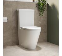 Close Coupled Rimless Short Projection Toilet with Soft Close Seat - Newport