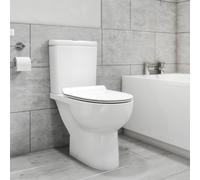 Close Coupled Rimless Short Projection Toilet with Soft Close Slim Seat - Venice