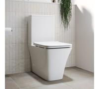 Close Coupled Rimless Toilet with Soft Close Seat - Boston