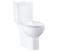 Close Coupled Rimless Toilet with Soft Close Seat - Grohe Bau Closed Back