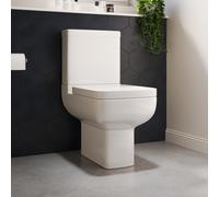 Close Coupled Short Projection Toilet with Soft Close Seat - Seren